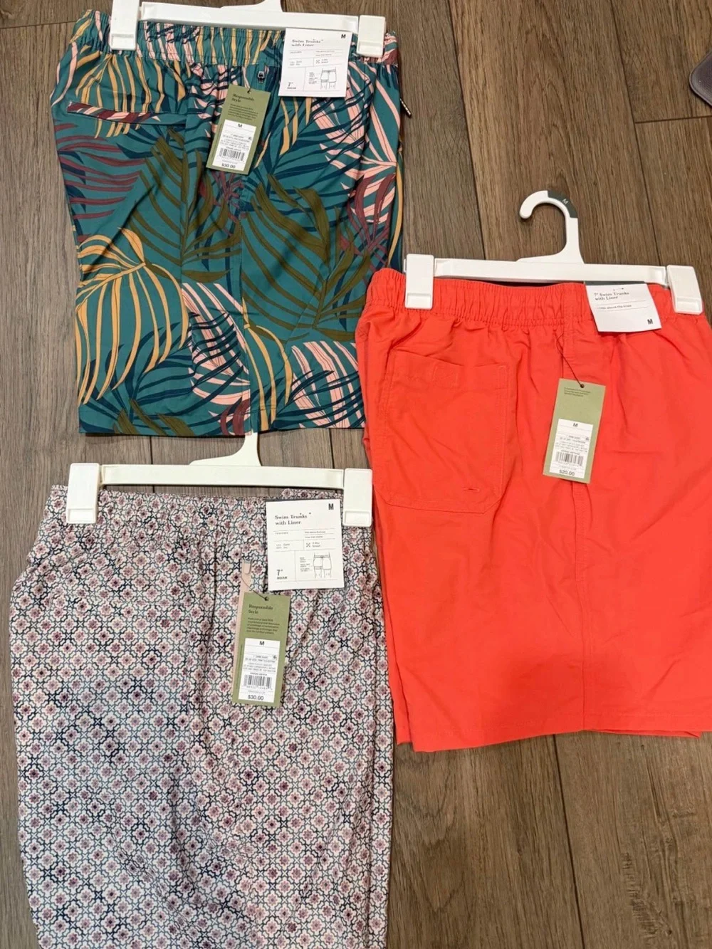 Goodfellow mens medium swim trunk bundle